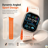 Dynamic Angled
Sport Design - The Pangolin Slanted Magnetic Apple Watch Sport Band for 38-49mm