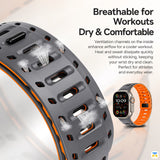Breathable for
Workouts
Dry & Comfortable - Tidal Sport Apple Watch Magnetic Silicone Band for 42-49mm