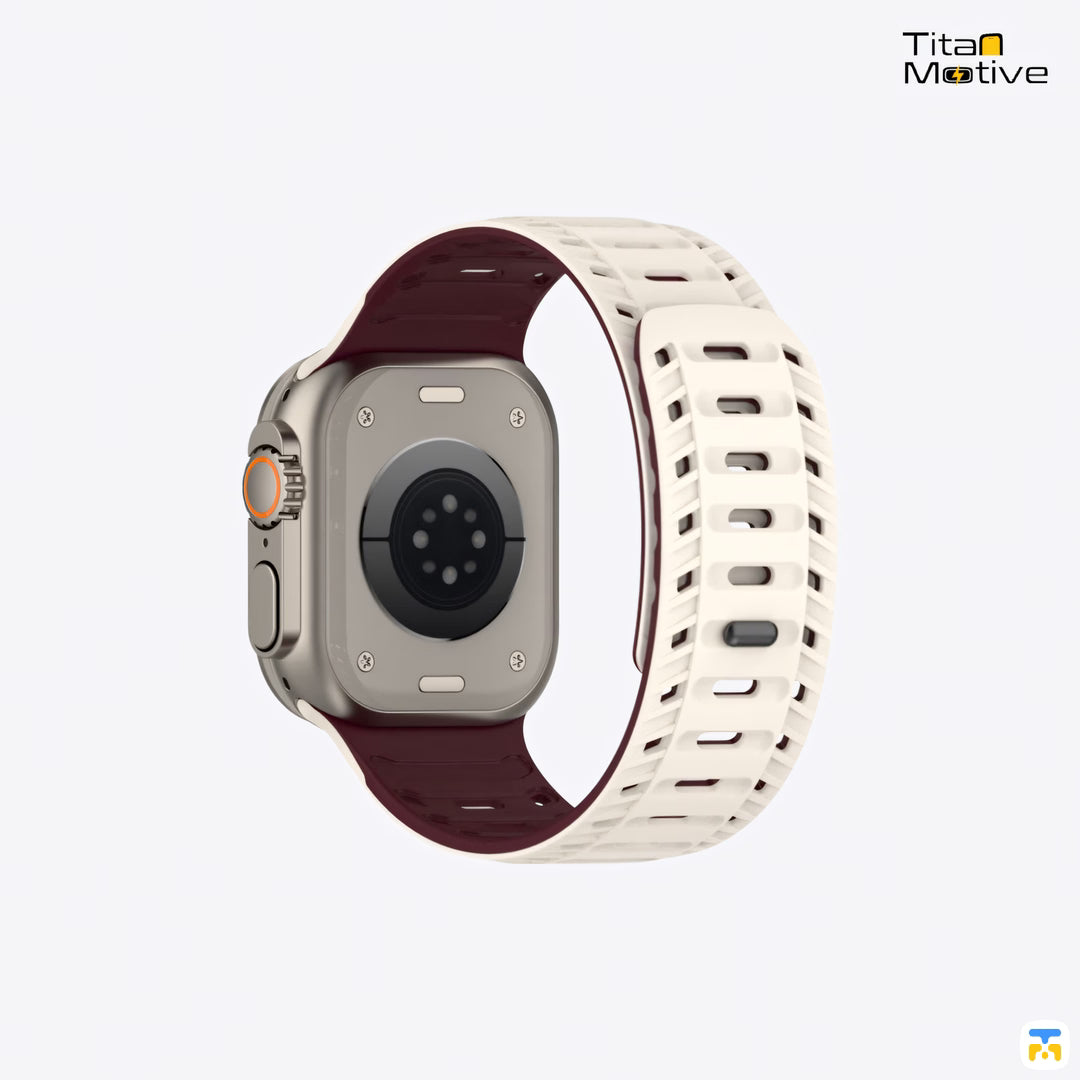 Tidal Sport Apple Watch Magnetic Silicone Band for 42-49mm