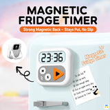 MAGNETIC
FRIDGE TIMER - TIMESS Mini Magnetic Timer for Desks, Kitchens, Studying, and More