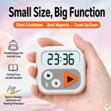 Small Size, Big Function - TIMESS Mini Magnetic Timer for Desks, Kitchens, Studying, and More