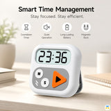 Smart Time Management - TIMESS Mini Magnetic Timer for Desks, Kitchens, Studying, and More