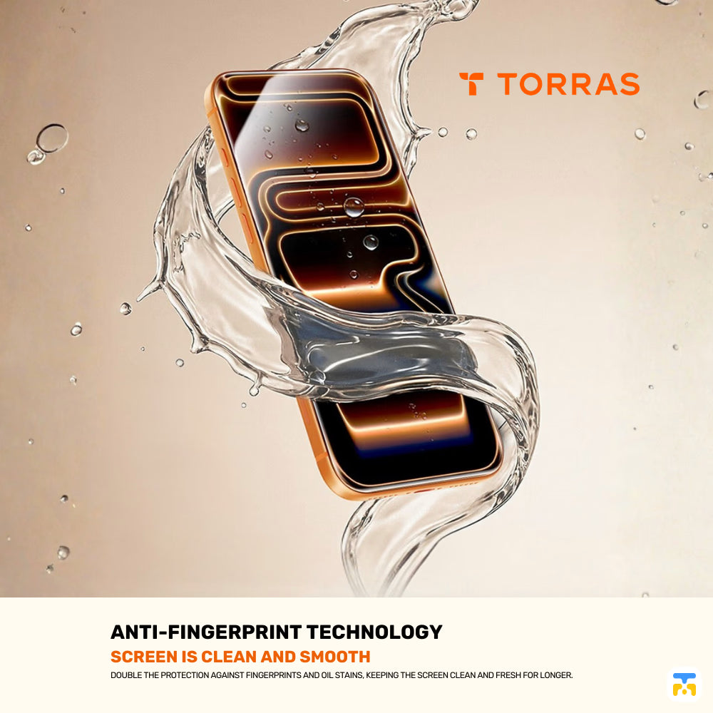 TORRAS - Borderless HD Screen Protector for iPhone 17 Series