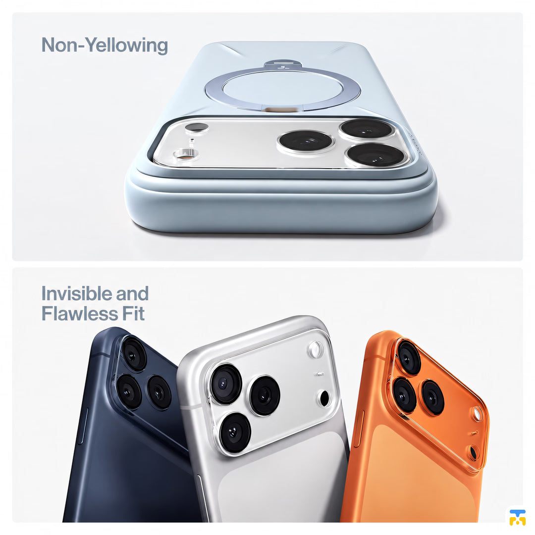 Non-Yellowing - TORRAS for iPhone 17 Series Anti-Reflective AR Lensguard