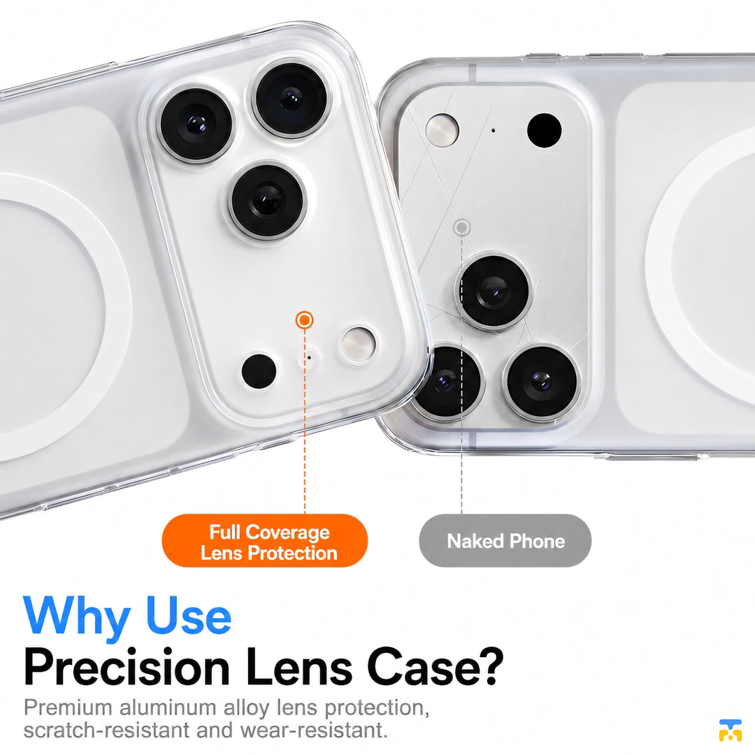 Why Use
Precision Lens Case? - TORRAS for iPhone 17 Series Frosted MagSafe Case with Camera Island Coverage