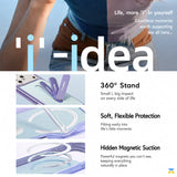 Hidden Magnetic Suction - TORRAS for iPhone 17 Series i3 Muse MagSafe Case with Rotating Stand