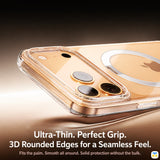 Ultra-Thin. Perfect Grip.
3D Rounded Edges for a Seamless Feel - TORRAS for iPhone 17 Series Q1 MagSafe Case with Rotating Stand