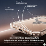 Innovative Three-Layer Structure
Drop-Resistant, Anti-Scratch, Shock-Absorbing - TORRAS for iPhone 17 Series Q1 MagSafe Case with Rotating Stand