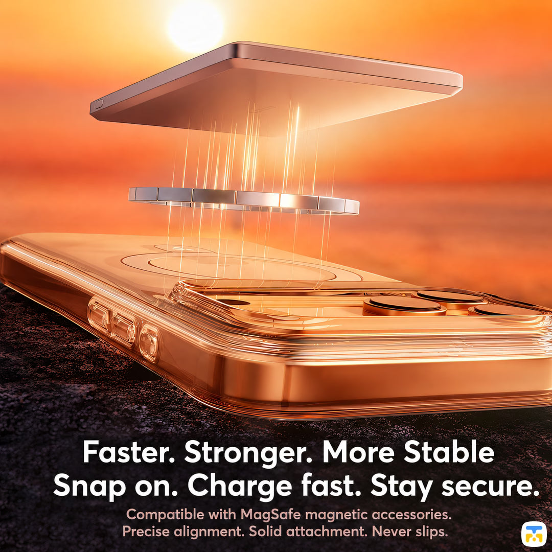 Faster. Stronger. More Stable
Snap on. Charge fast. Stay secure - TORRAS for iPhone 17 Series Q1 MagSafe Case with Rotating Stand