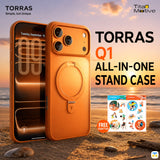 TORRAS for iPhone 17 Series Q1 MagSafe Case with Rotating Stand