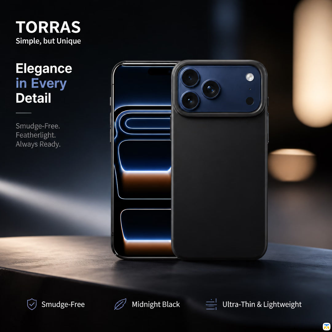 Elegance in Every Detail- TORRAS Matte Finish Case for iPhone 17 Series - Ultra-thin - MagSafe