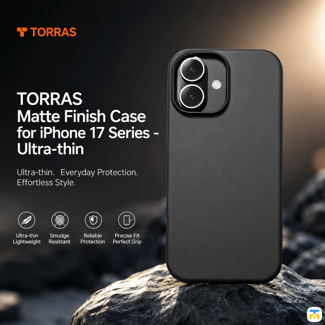 TORRAS Matte Finish Case for iPhone 17 Series - Ultra-thin