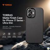TORRAS Matte Finish Case for iPhone 17 Series - Ultra-thin