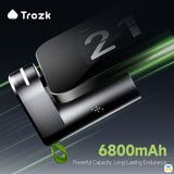 6800mAh
Powerful Capacity, Long-Lasting Endurance - TROZK 6800mAh 22.5W Binary Star Power Bank + 35W Adapter