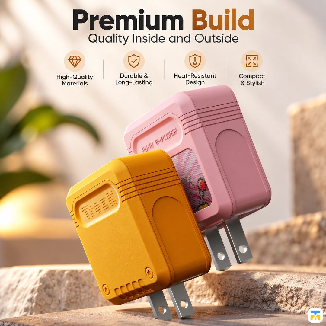 Premium Build - TROZK Classic Retro 20W Cassette Power Adapter