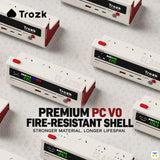 PREMIUM PC VO
FIRE-RESISTANT SHELL - TROZK Game Style Socket with 45W Adapter and Display