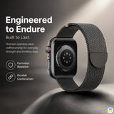 Engineered
to Endure - Two Milan Round Tails Apple Watch Strap for 38-42mm