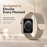 Designed to
Elevate
Everv Moment - Two Milan Round Tails Apple Watch Strap for 38-42mm