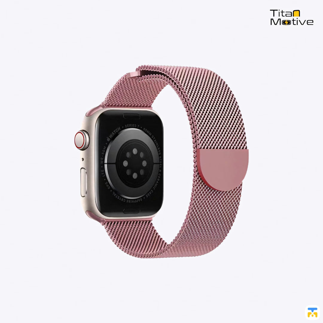 Two Milan Round Tails Apple Watch Strap for 38-42mm