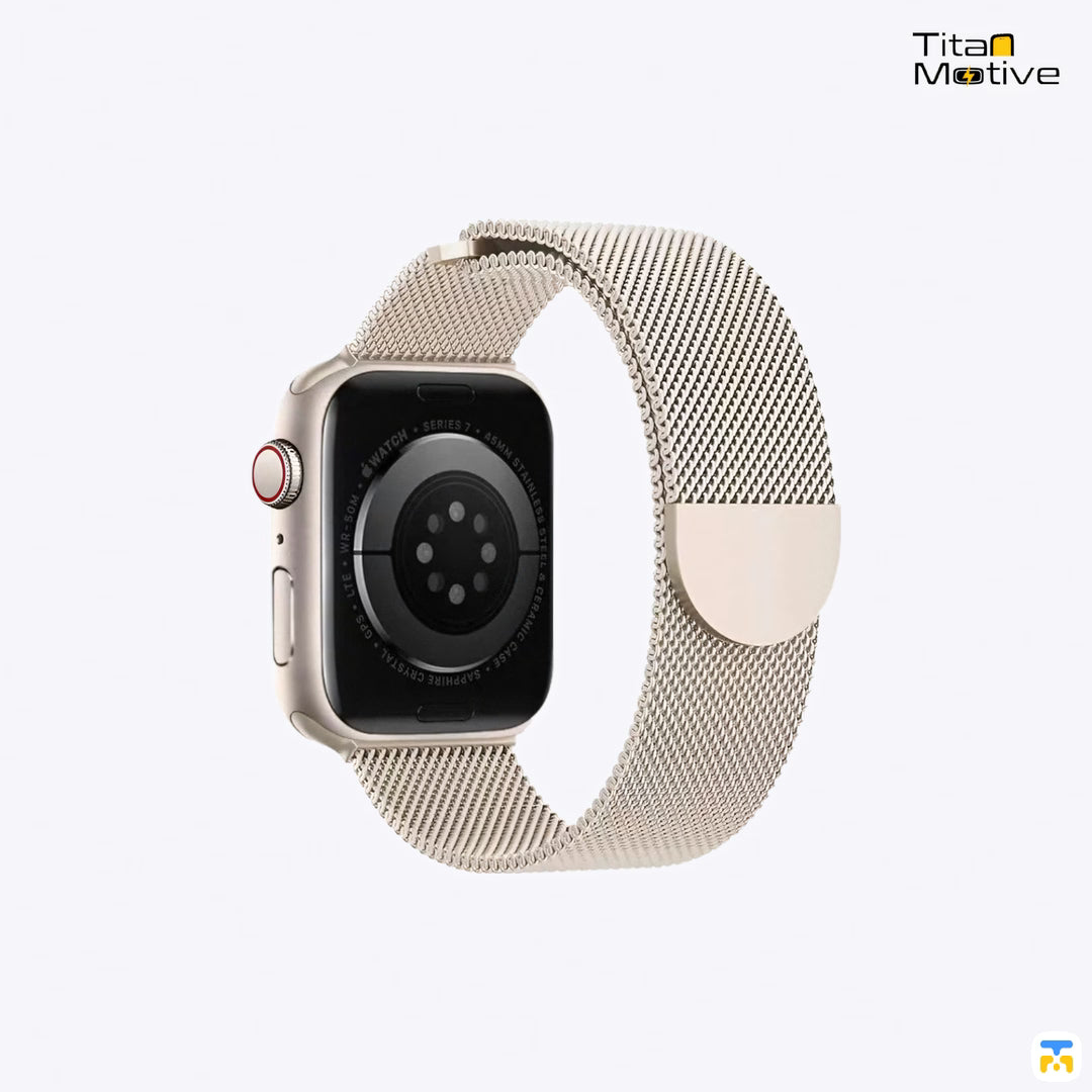 Two Milan Round Tails Apple Watch Strap for 38-42mm