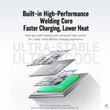 Built-in High-Performance Welding Core Faster Charging, Lower Heat - UGREEN 45W Cat Figure GaN Fast Charger