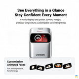 See Everything in a Glance
Stay Confident Every Moment - UGREEN 45W GaN Fast Charger with Display