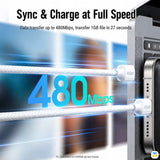 Sync & Charge at Full Speed - UGREEN 60W USB-C to USB-C PD 1 Meter Cable