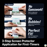 3-Step Screen Protector
Application for First-Timers - UGREEN Apple Watch Screen Protector with Installer - 2 Pieces