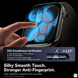 Silky Smooth Touch.
Stronger Anti-Fingerprint - UGREEN Apple Watch Screen Protector with Installer - 2 Pieces