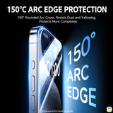 150°C ARC EDGE PROTECTION - UGREEN for iPhone 17 Series Borderless Screen Protector with Installer