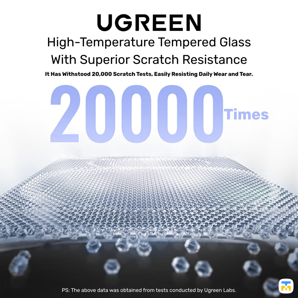 UGREEN S25 Ultra Tempered Glass Protector 20000Times Scratch Tested