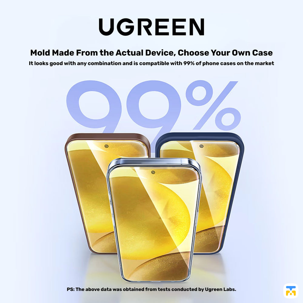 UGREEN S25 Ultra Tempered Glass Protector with Free Applicator
