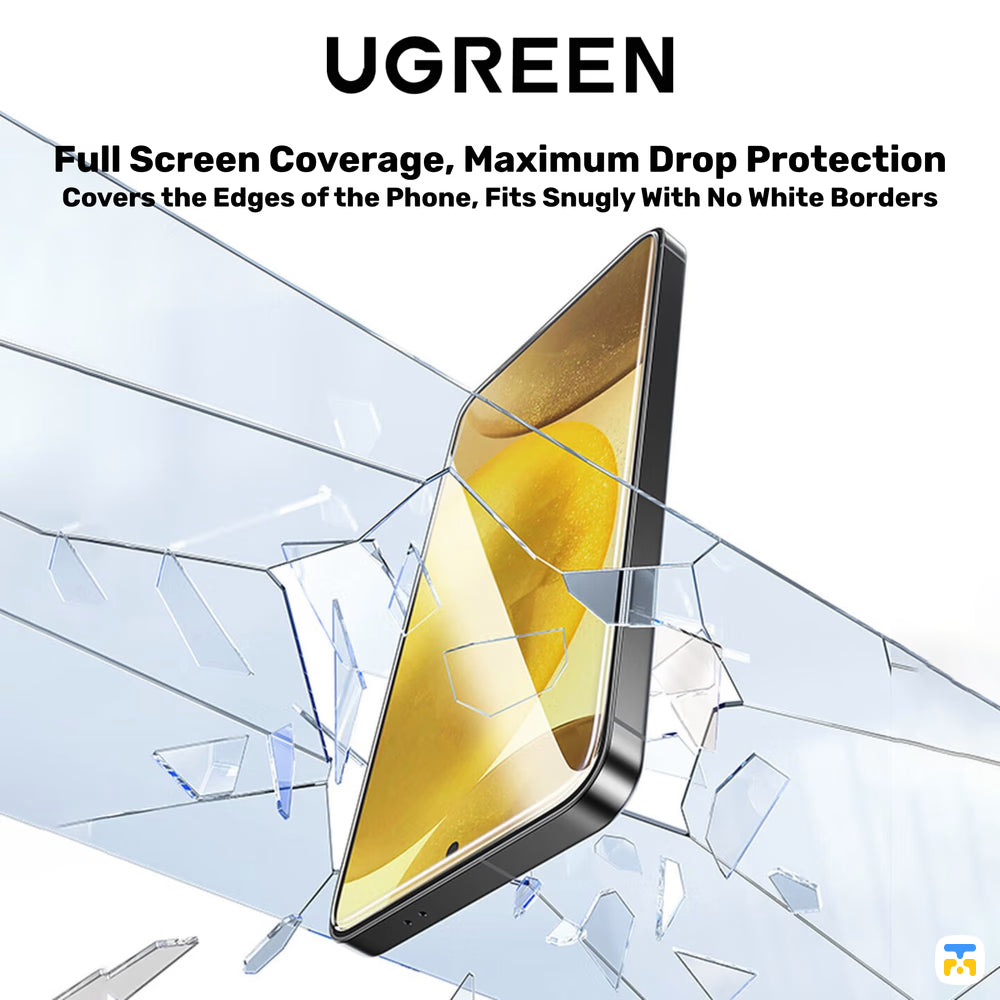 UGREEN S25 Ultra Tempered Glass Protector Full Screen Coverage