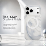 Sleek Silver
Gradient Finish - UNIPLAN for iPhone 17 Series Frosted Pearl MagSafe Case