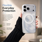 Flexible
Everyday
Protection - UNIPLAN for iPhone 17 Series Frosted Pearl MagSafe Case