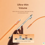Ultra-thin Volume - USAMS 60W Type-C to Type-C Ultra-thin Charging & Data Cable - 1.8 Meter