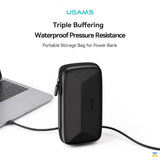 Triple Buffering Waterproof Pressure Resistance - USAMS JX Series 6.7-inch Portable Storage Bag