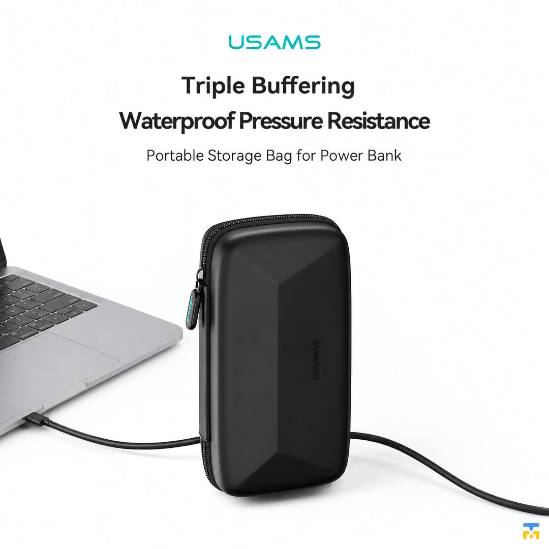 Triple Buffering Waterproof Pressure Resistance - USAMS JX Series 6.7-inch Portable Storage Bag