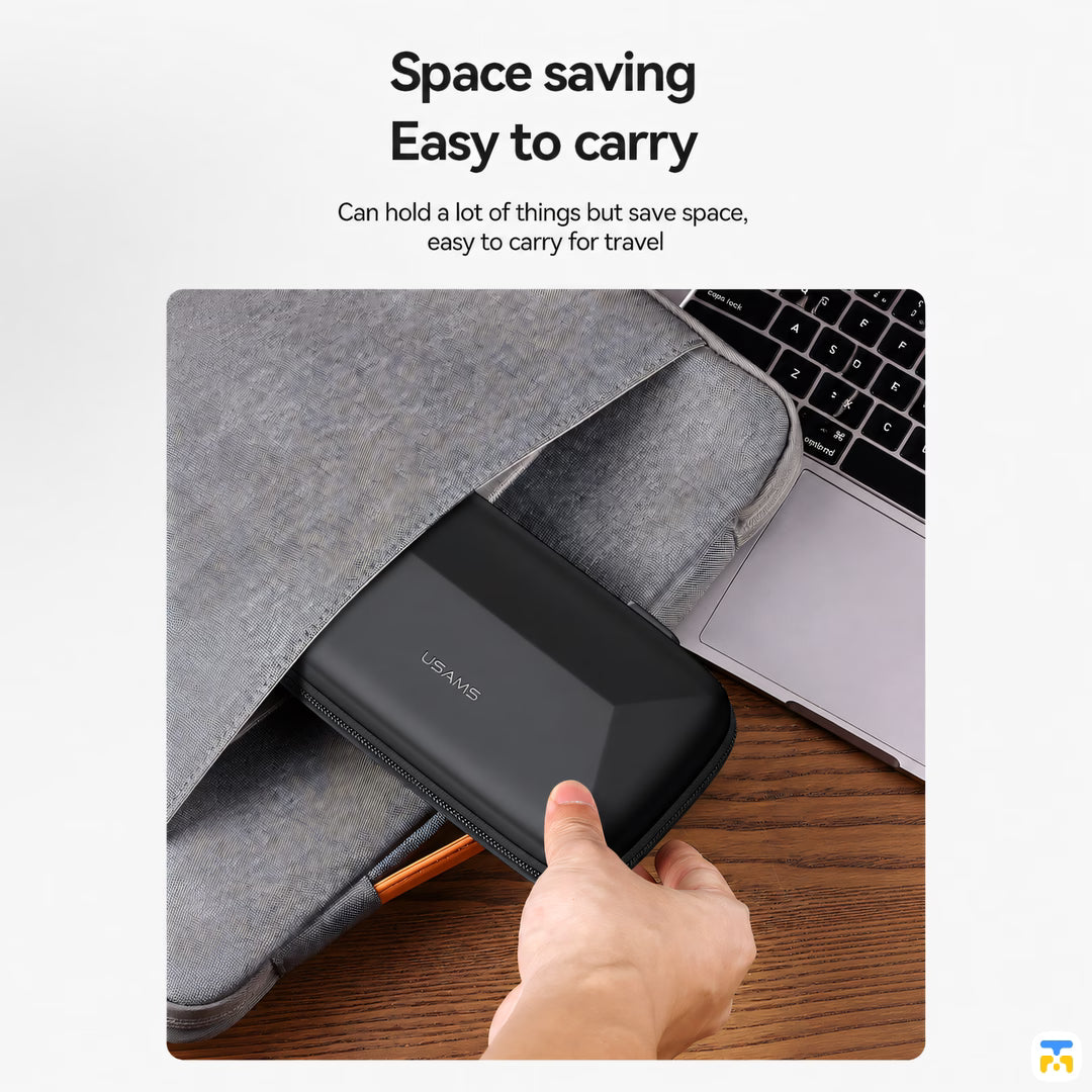 Space saving Easy to carry - USAMS JX Series 6.7-inch Portable Storage Bag