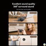 Excellent sound quality 360° surround sound - USAMS Magnetic Mini Speaker