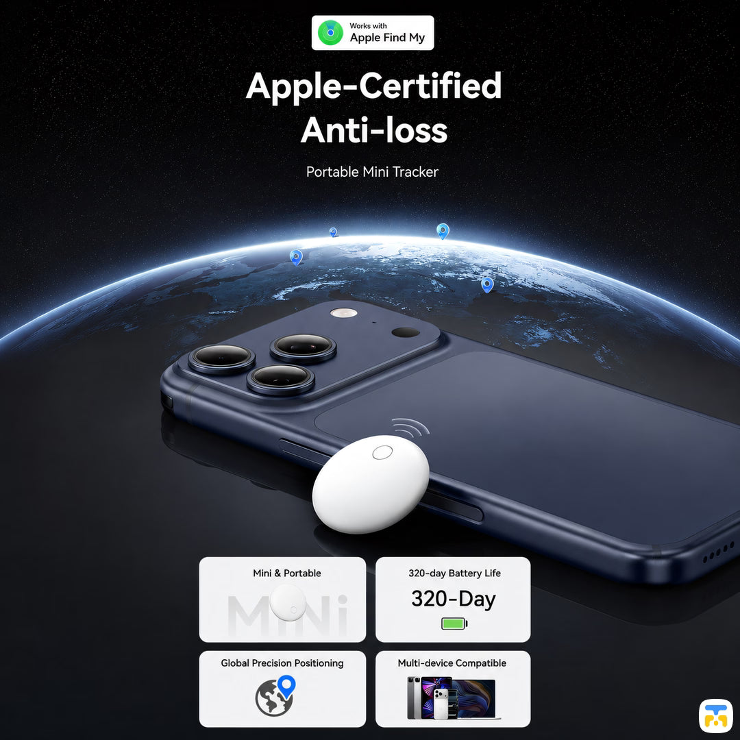 Apple-Certified - USAMS Mini Tracker - Apple Find My Certified