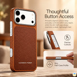 Thoughtful
Button Access - VOORCA Carbon Fiber Skin MagSafe Case