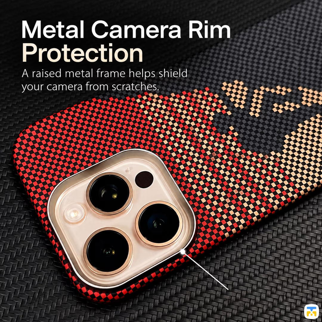 Metal Camera Rim
Protection - VOORCA Climb MagSafe Case with Camera Button