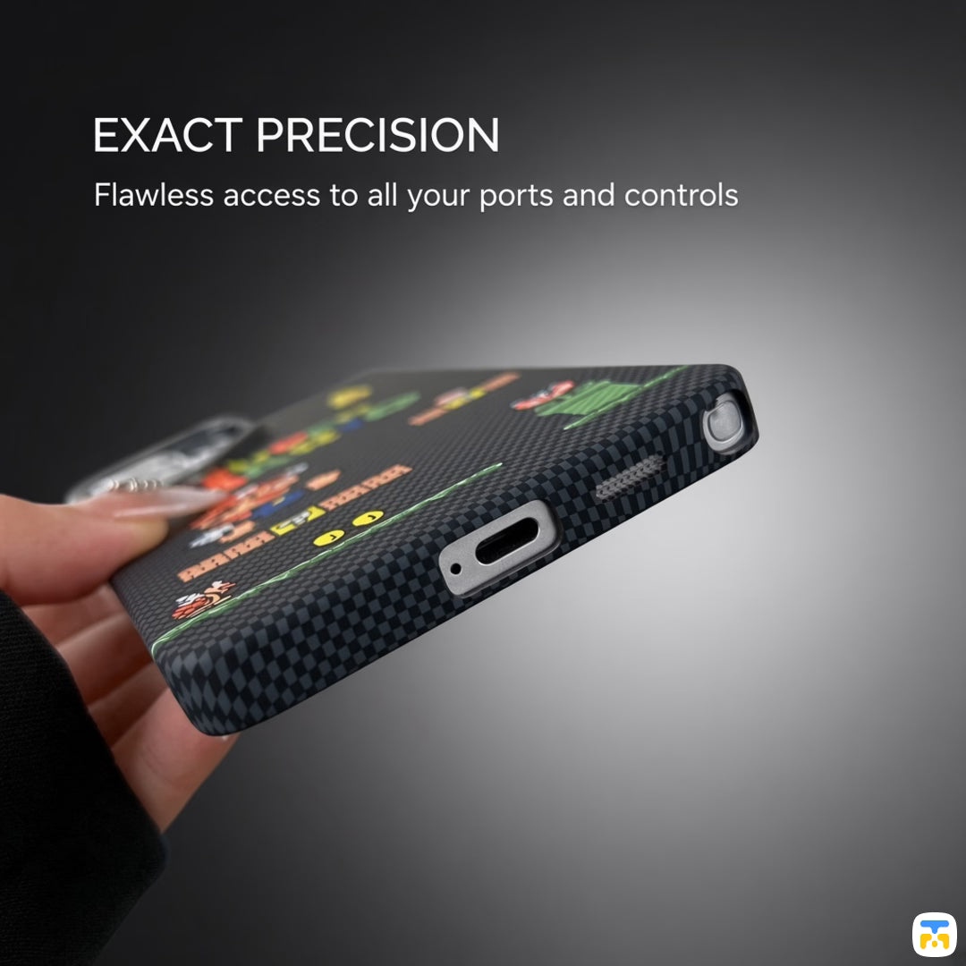 EXACT PRECISION
Flawless access to all your ports and controls - VOORCA S26 Series Super Mario Magnetic Case