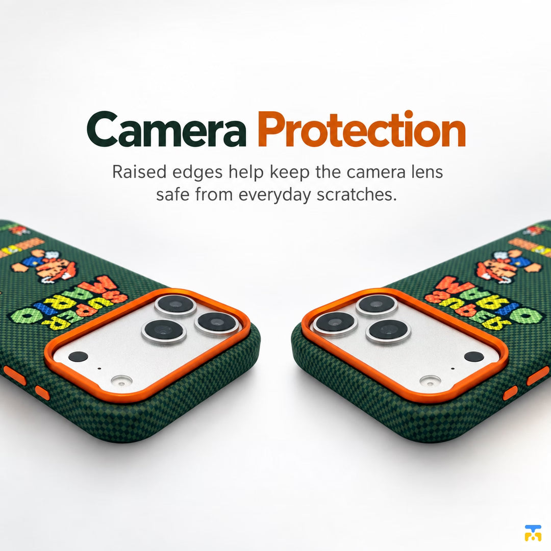 Camera Protection - VOORCA Super Mario MagSafe Case with Camera Button