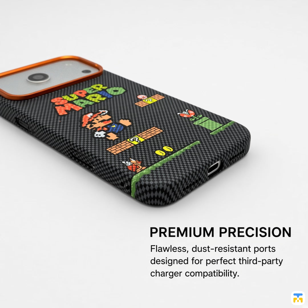 PREMIUM PRECISION - VOORCA Super Mario MagSafe Case with Camera Button