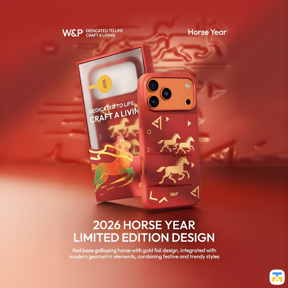 W&P for iPhone 17 Series - Year of the Horse MagSafe Case- Packaging