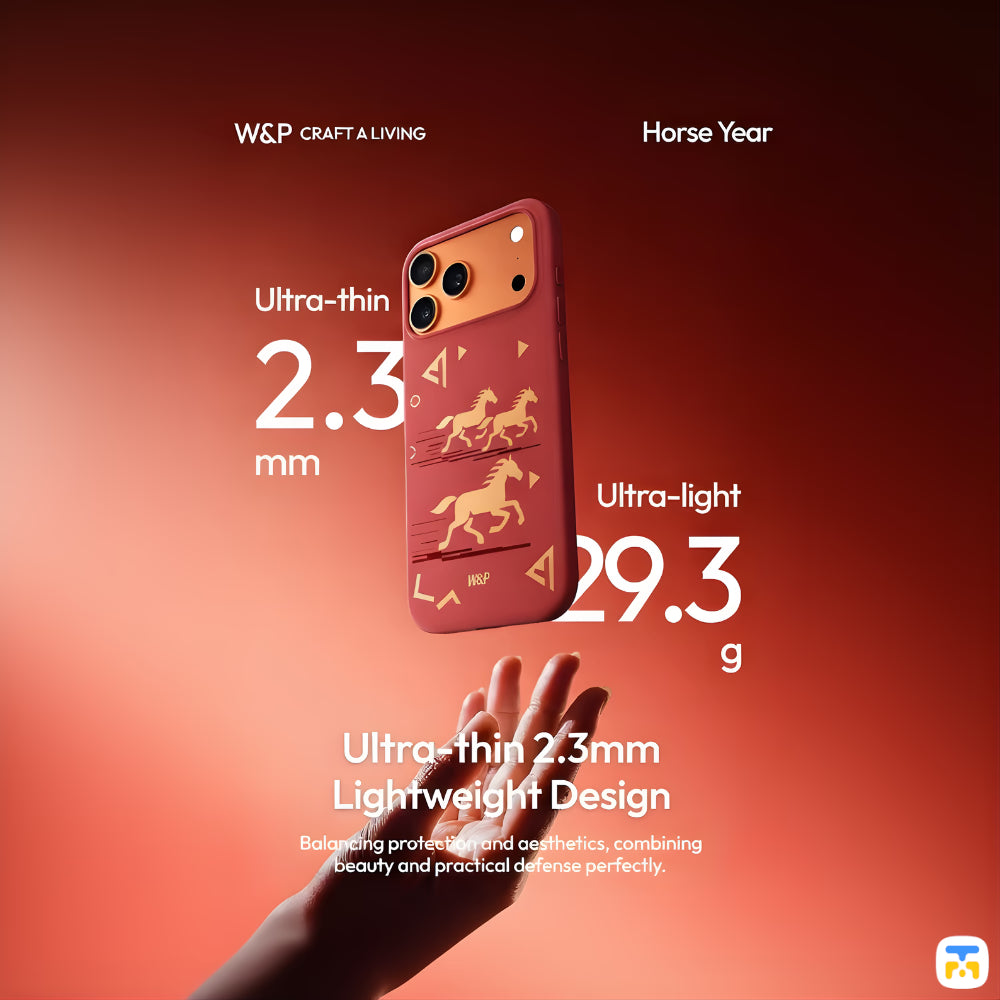 W&P for iPhone 17 Series - Year of the Horse MagSafe Case- Ultra-thin, Ultra-light