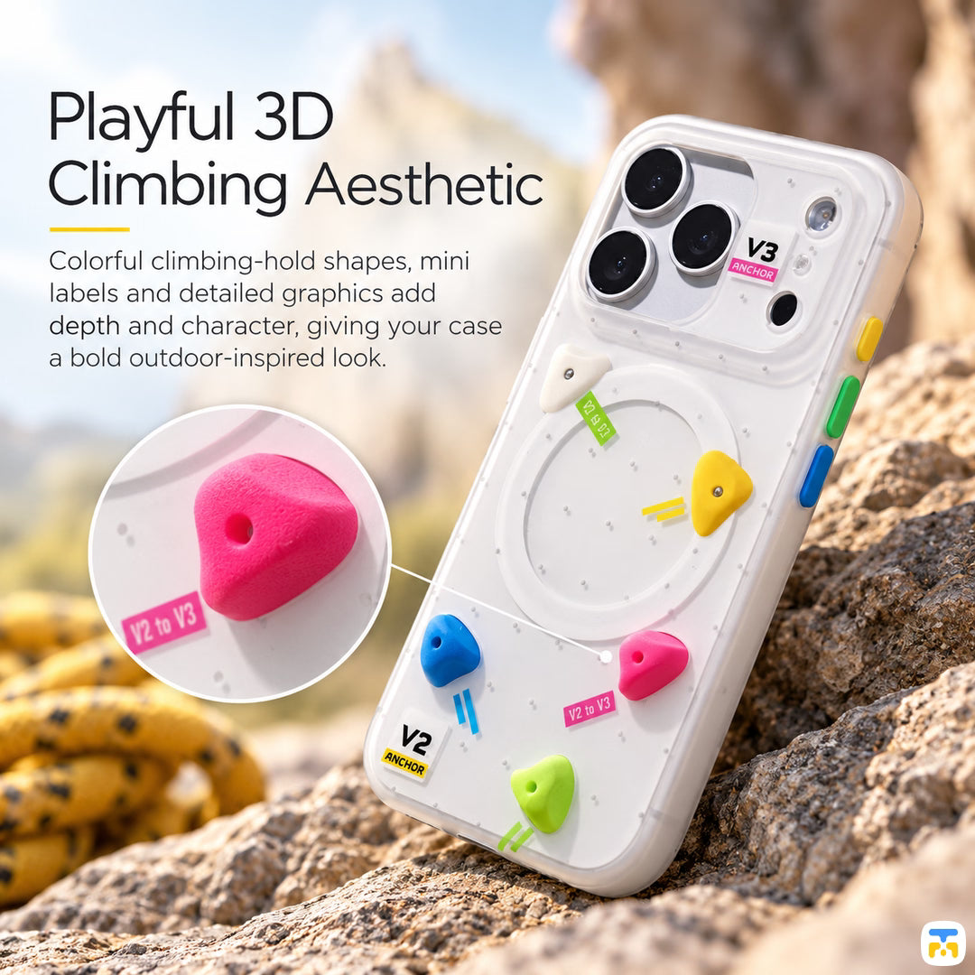 Playful 3D
Climbing Aesthetic - WAKCAS Apex Climber MagSafe Case