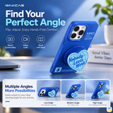Find Your
Perfect Angle - WAKCAS Blue Heart Magnetic Phone Stand